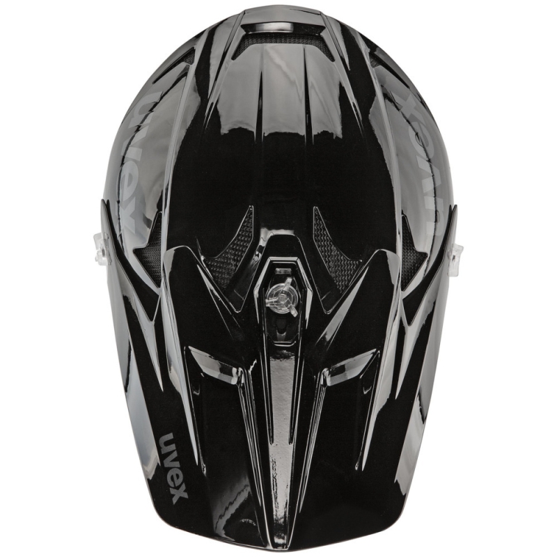 Kask rowerowy Fullface Uvex HLMT 10 Bike czarno-szary