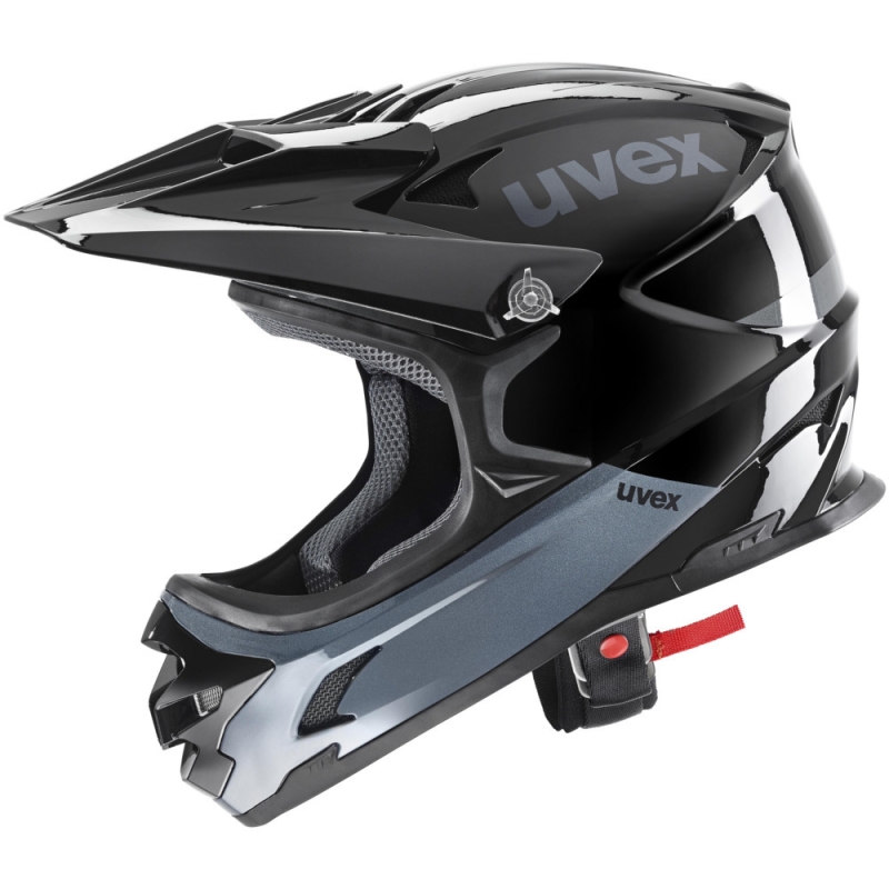 Kask rowerowy Fullface Uvex HLMT 10 Bike czarno-szary