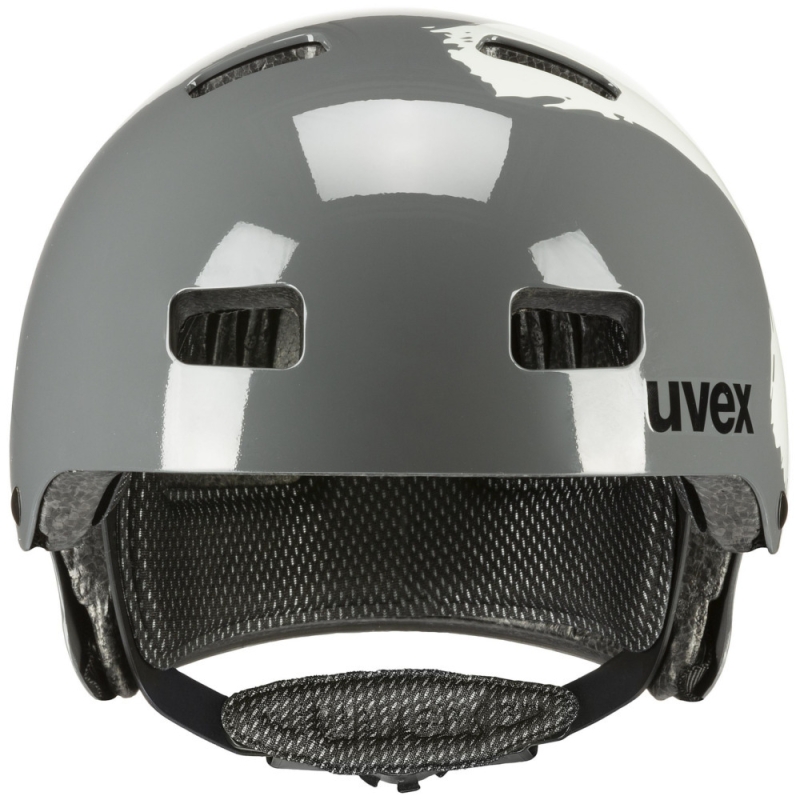 Kask rowerowy Uvex Kid 3 szaro-biały