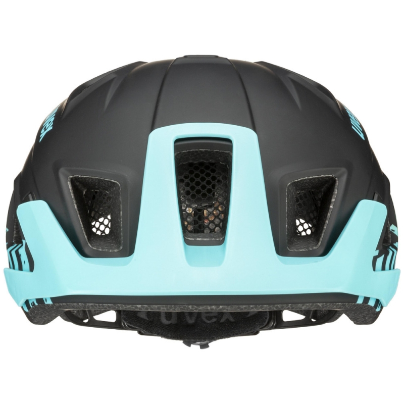 Kask rowerowy Uvex Access czarno-niebieski