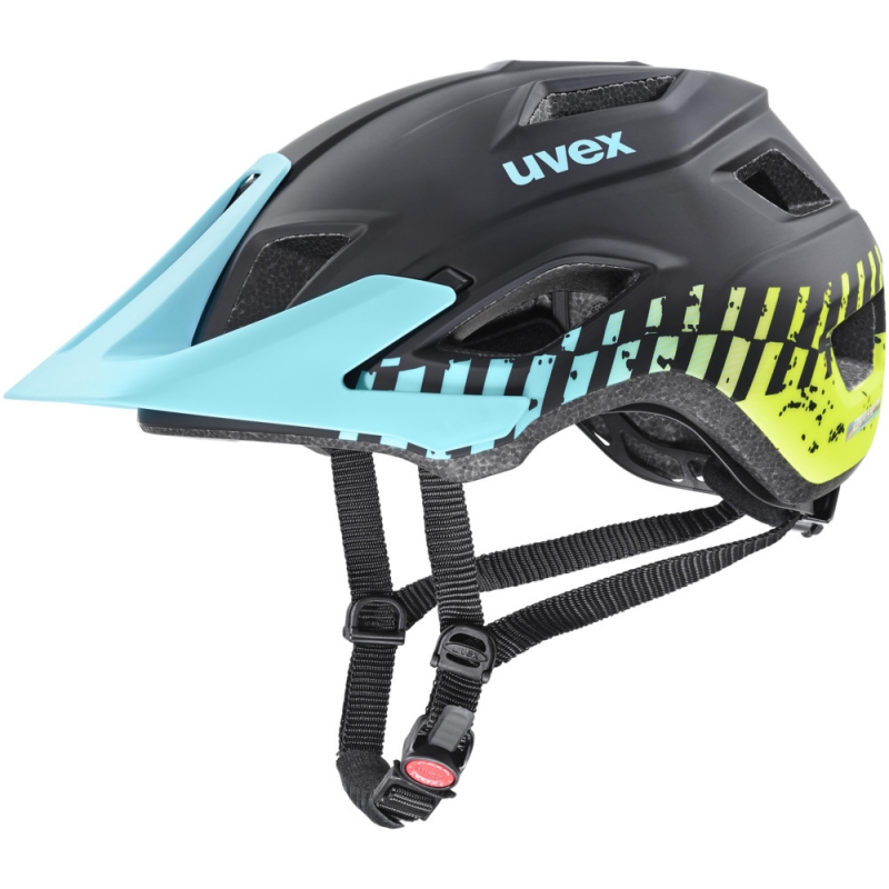 Kask rowerowy Uvex Access czarno-niebieski