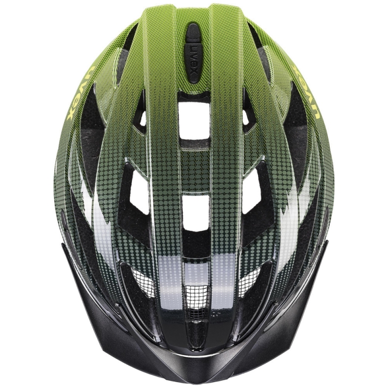 Kask rowerowy Uvex I-vo czarno-zielony