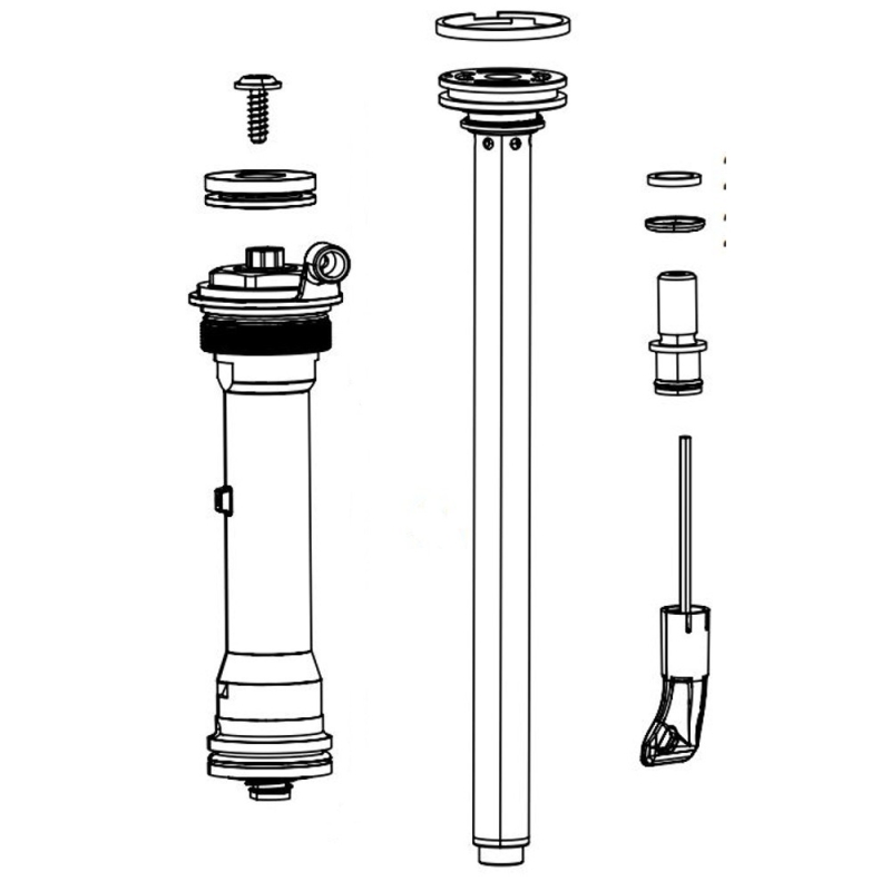 Tłumik Rock Shox Motion Control Remote Sektor Silver / Recon