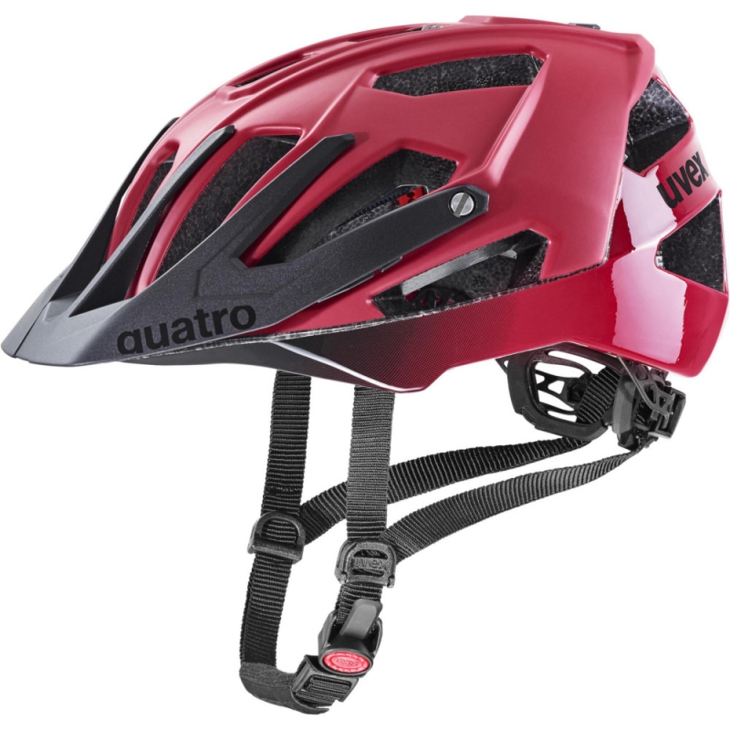 Kask rowerowy Uvex Quatro CC czerwony