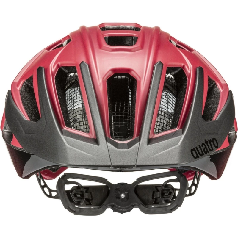 Kask rowerowy Uvex Quatro CC czerwony