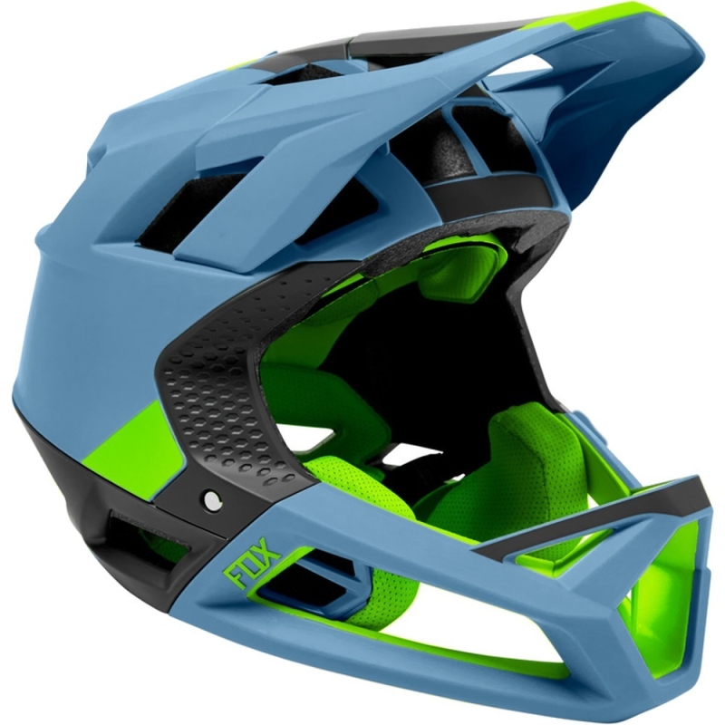 Kask rowerowy Fullface Fox Proframe Blocked MIPS niebieski