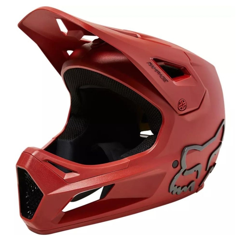 Kask rowerowy Fullface Fox Rampage MIPS czerwony