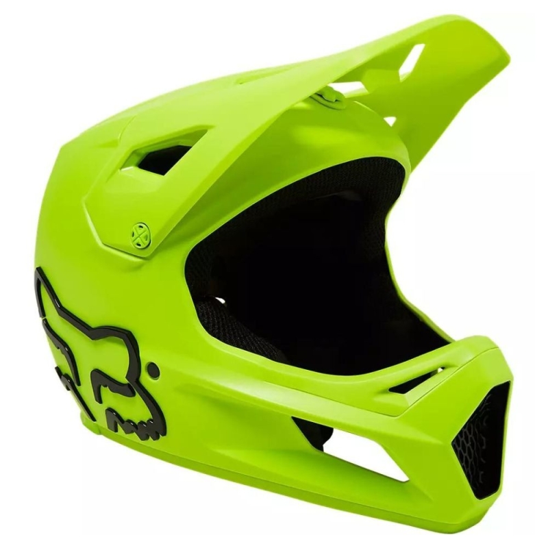 Kask rowerowy Fullface Fox Rampage MIPS żółty