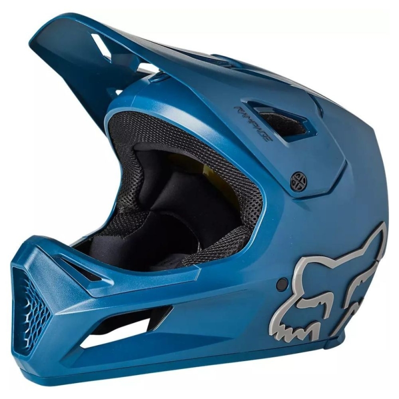 Kask rowerowy Fullface Fox Rampage MIPS niebieski