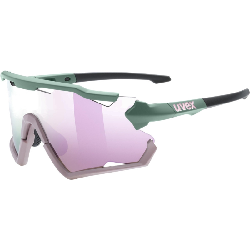 Okulary Sportstyle Uvex 228 szaro-różowe