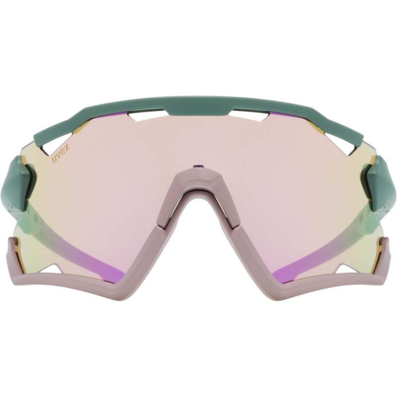 Okulary Sportstyle Uvex 228 szaro-różowe