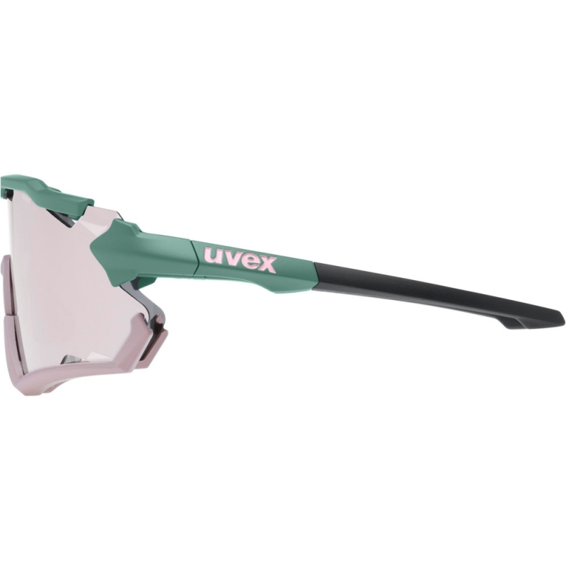 Okulary Sportstyle Uvex 228 szaro-różowe