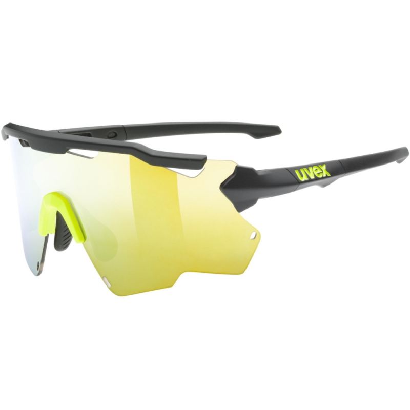 Okulary rowerowe Uvex Sportstyle 228 czarno-żółte