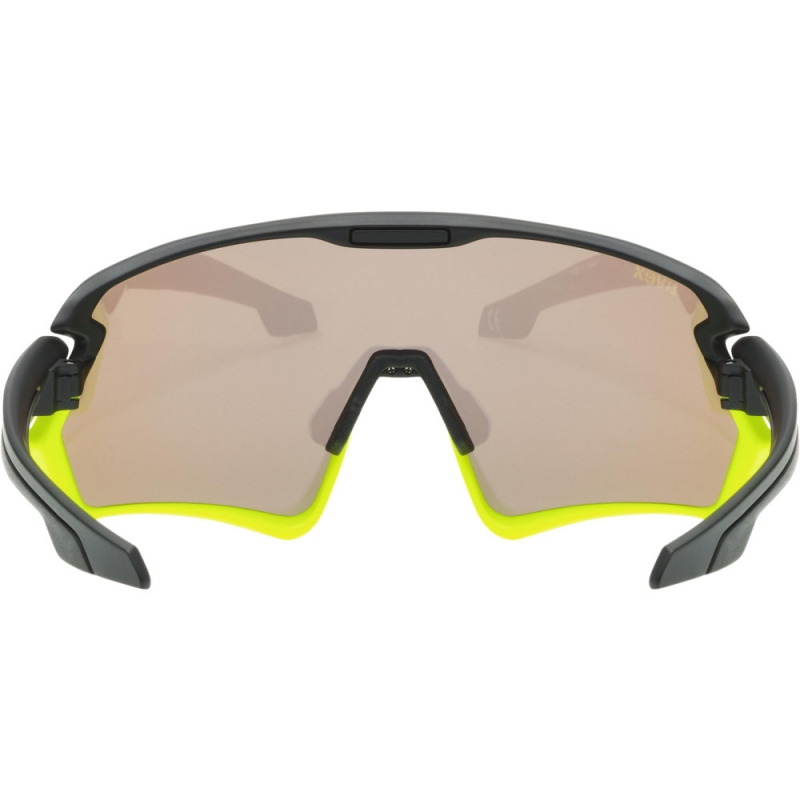 Okulary rowerowe Uvex Sportstyle 231 czarno-żółte