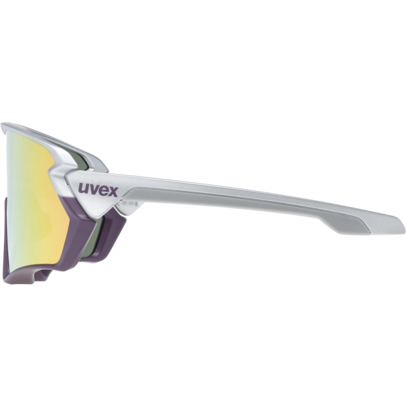 Okulary rowerowe Uvex Sportstyle 231 srebrno-fioletowe