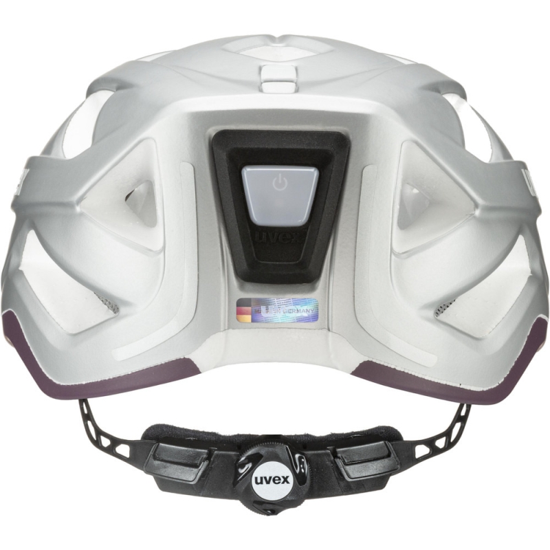 Kask rowerowy Uvex City Active srebrny