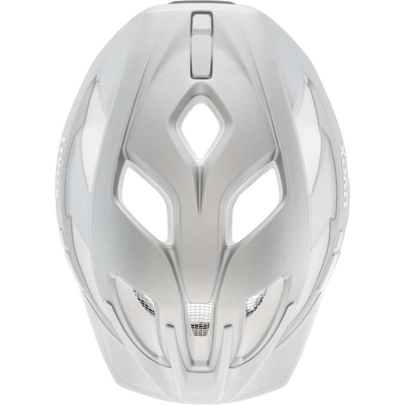 Kask rowerowy Uvex City Active srebrny