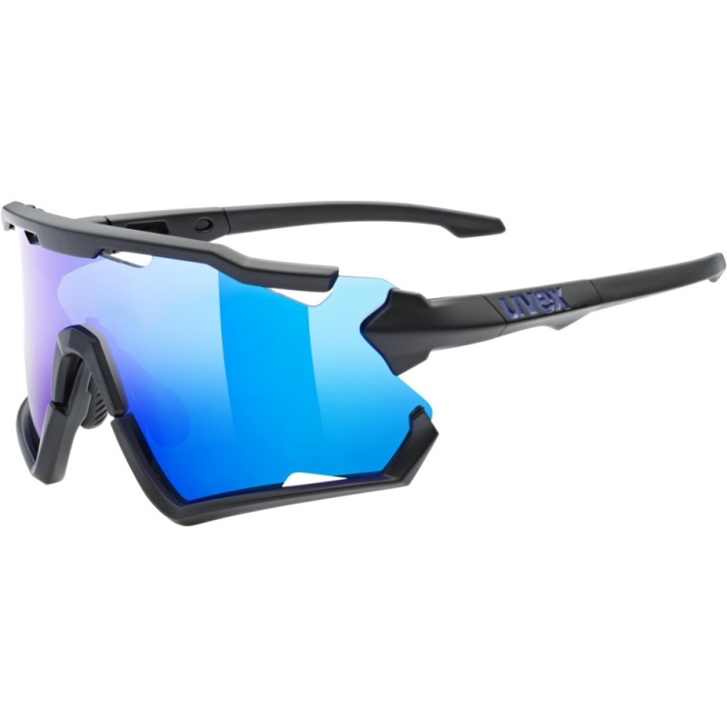 Okulary rowerowe Uvex Sportstyle 228 czarno-niebieskie