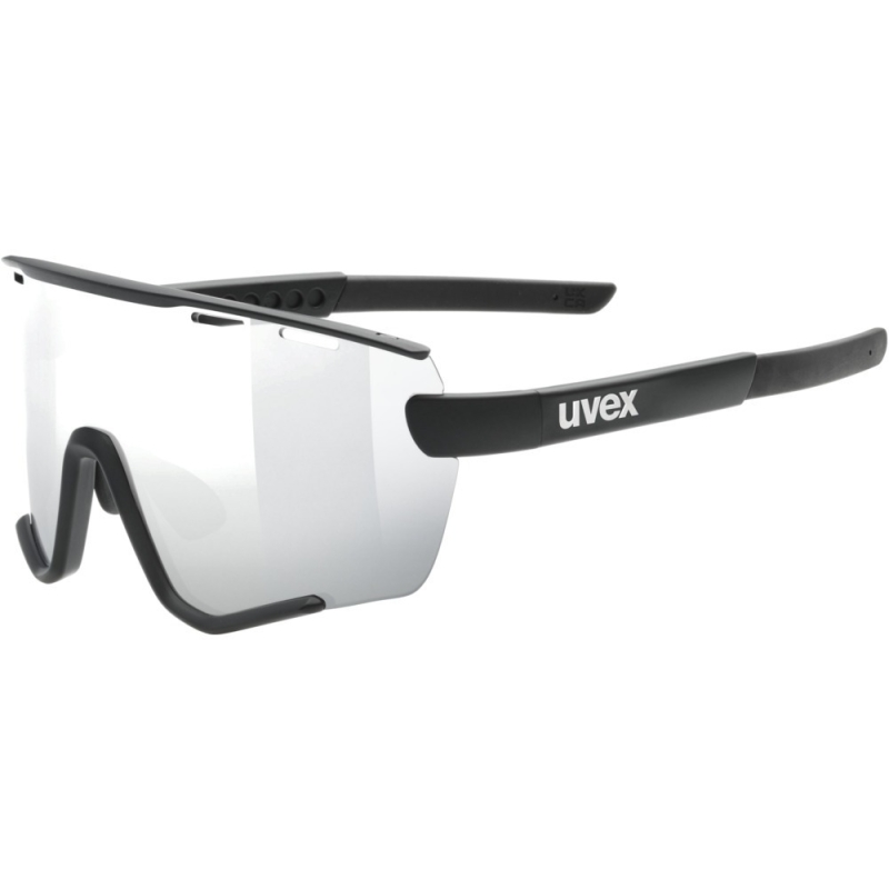 Okulary rowerowe Uvex Sportstyle 236 Set czarno-szare