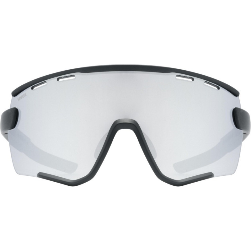 Okulary rowerowe Uvex Sportstyle 236 Set czarno-szare