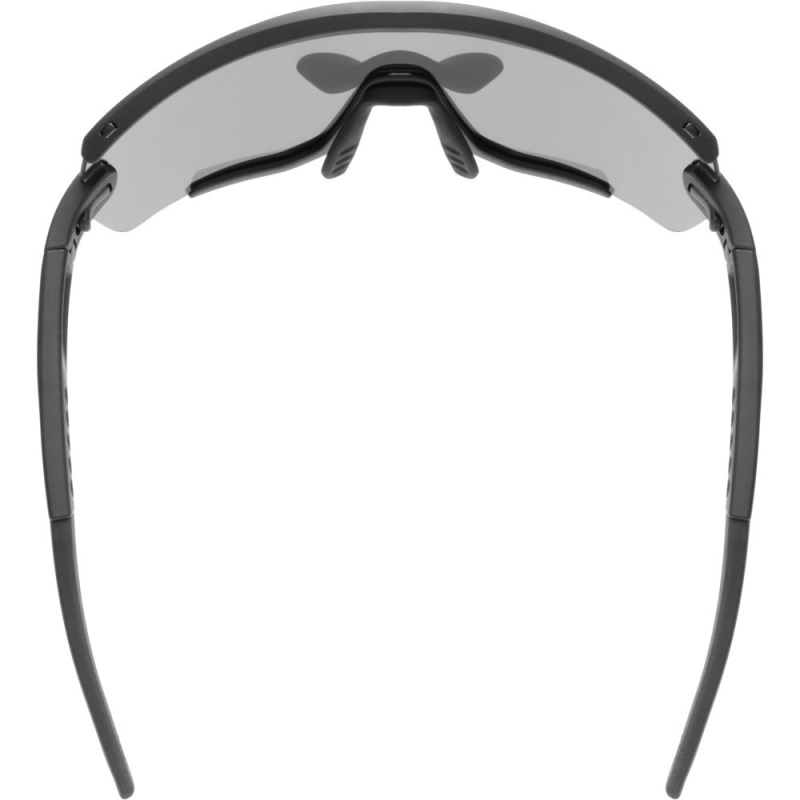 Okulary rowerowe Uvex Sportstyle 236 Set czarno-szare