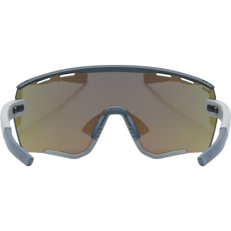 Okulary rowerowe Uvex Sportstyle 236 Set szaro-niebieskie