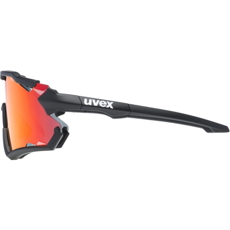 Okulary rowerowe Uvex Sportstyle 228 Set czarne