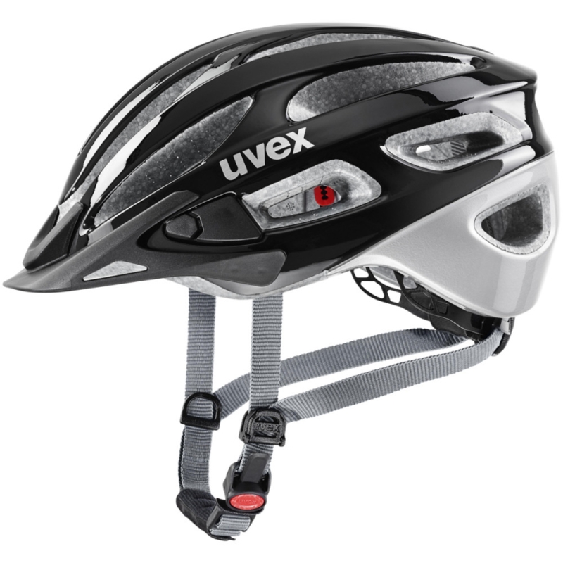 Kask rowerowy Uvex True czarno-srebrny