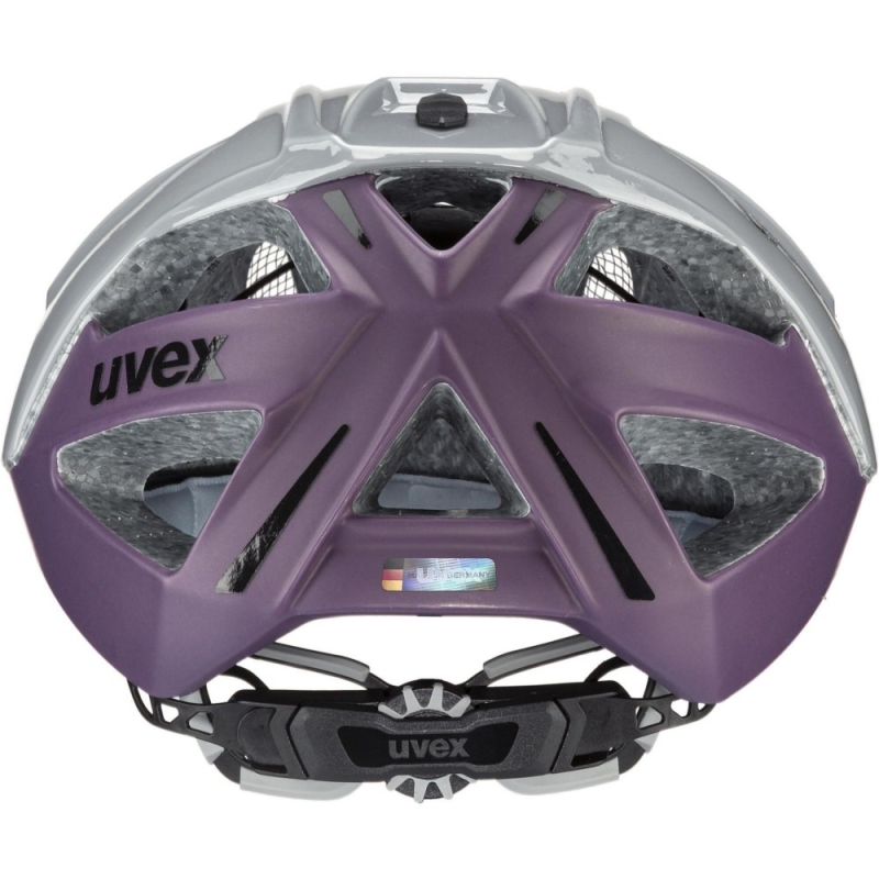 Kask rowerowy Uvex Gravel-X szaro-fioletowy