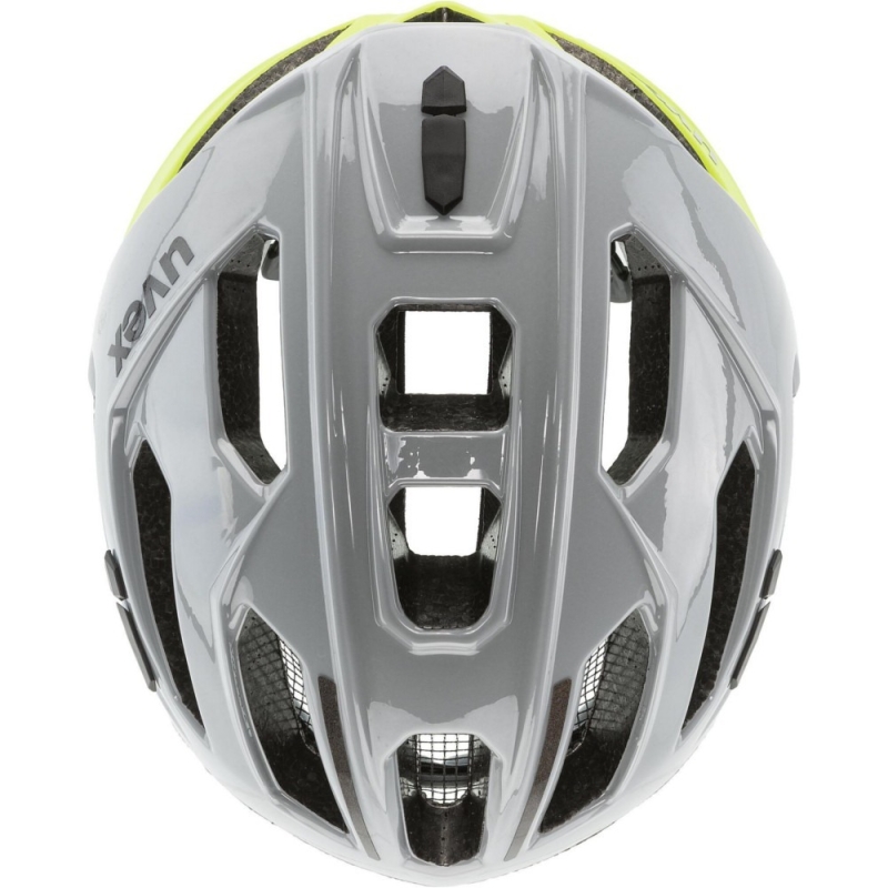 Kask rowerowy Uvex Gravel-X szaro-żółty