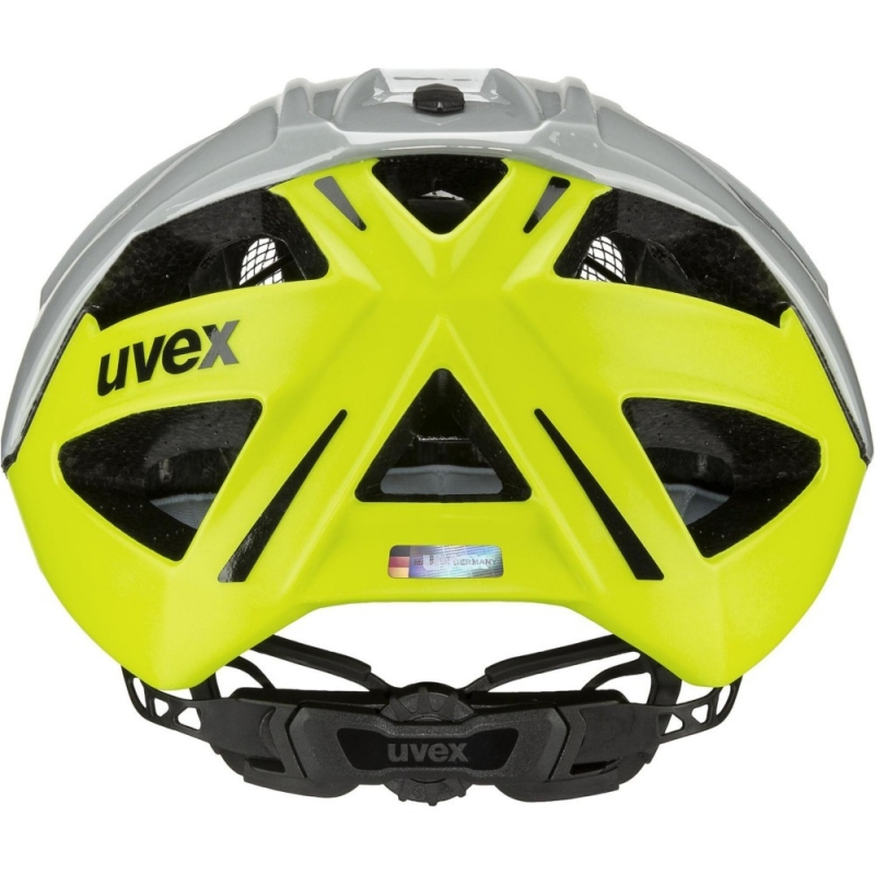 Kask rowerowy Uvex Gravel-X szaro-żółty