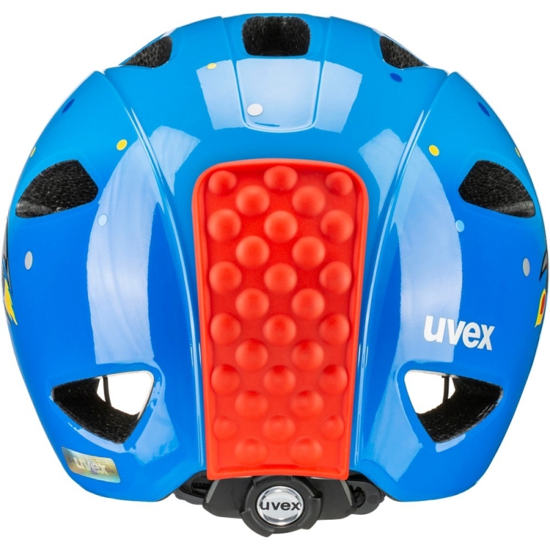 Kask rowerowy Uvex Oyo Style niebiesko-czerwony