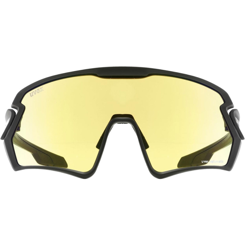 Okulary rowerowe Uvex Sportstyle 231 V Set czarno-czerwone