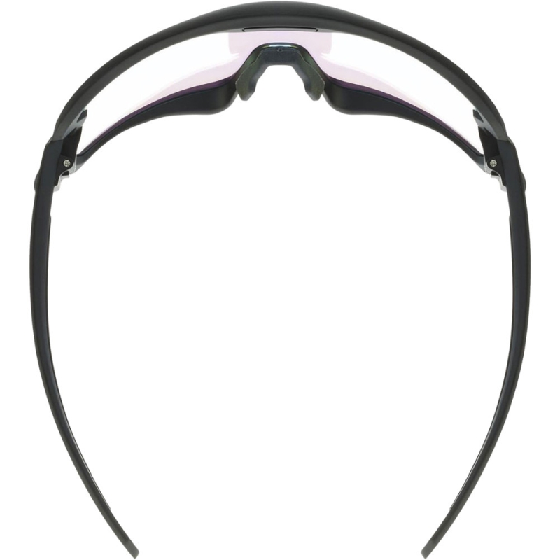 Okulary rowerowe Uvex Sportstyle 231 V Set czarno-czerwone