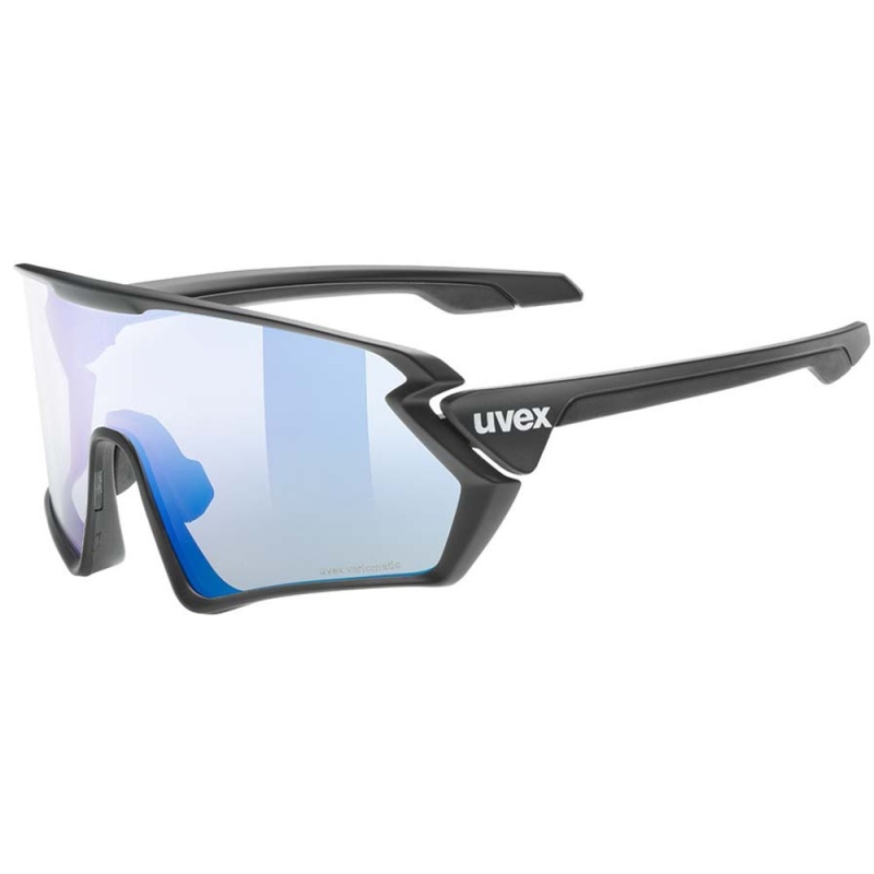 Okulary rowerowe Uvex Sportstyle 231 V Set czarno-niebieskie