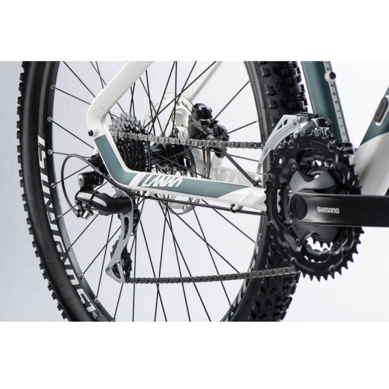 Rower MTB Ghost Lanao Essential 27.5 biało-zielony