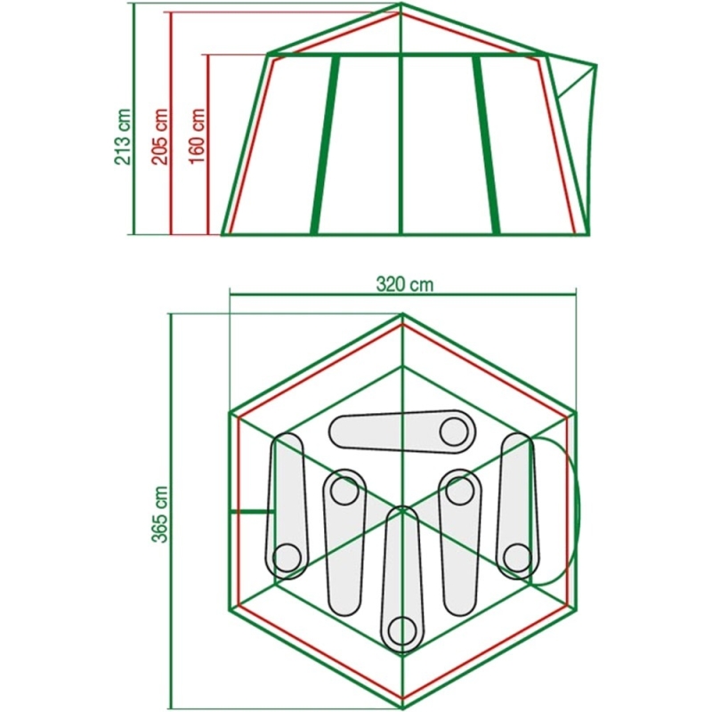 Namiot Coleman Hexagon 6