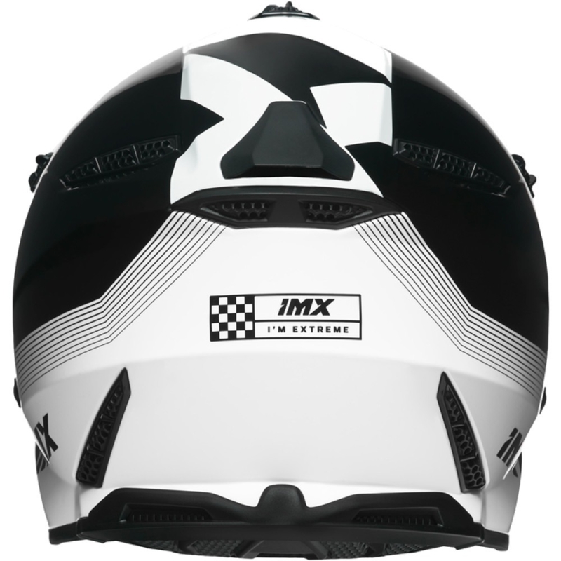 Kask cross IMX FMX-02 czarno-biały