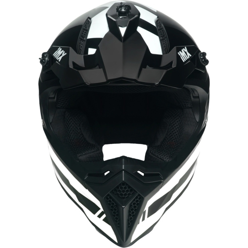 Kask cross IMX FMX-02 czarno-biały