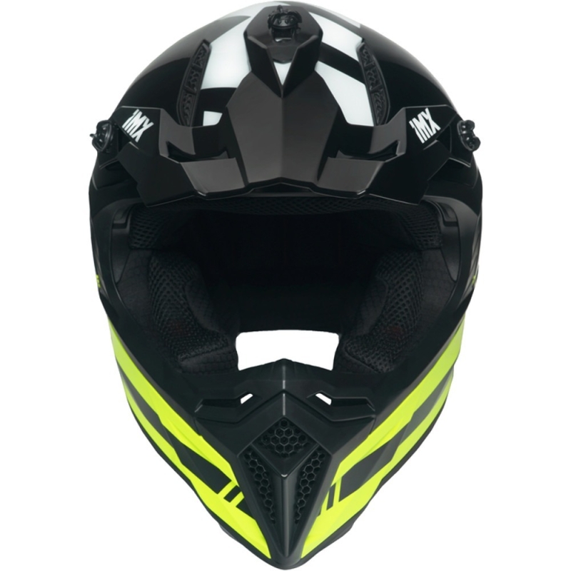 Kask cross IMX FMX-02 czarno-żółty