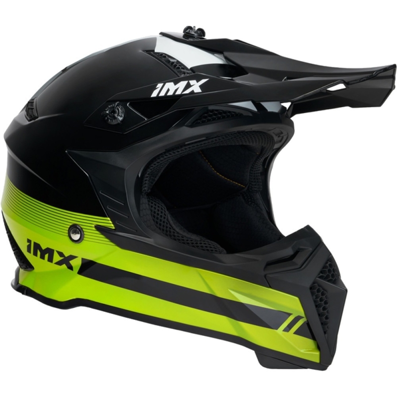 Kask cross IMX FMX-02 czarno-żółty