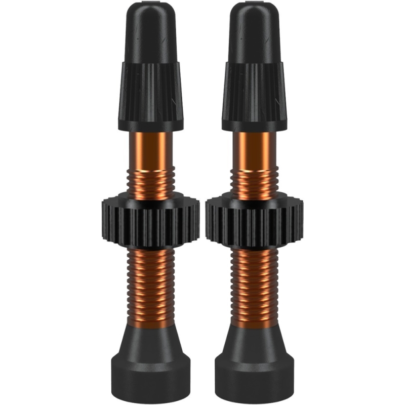 Wentyle WTB TCS Aluminium Tubeless pomarańczowe