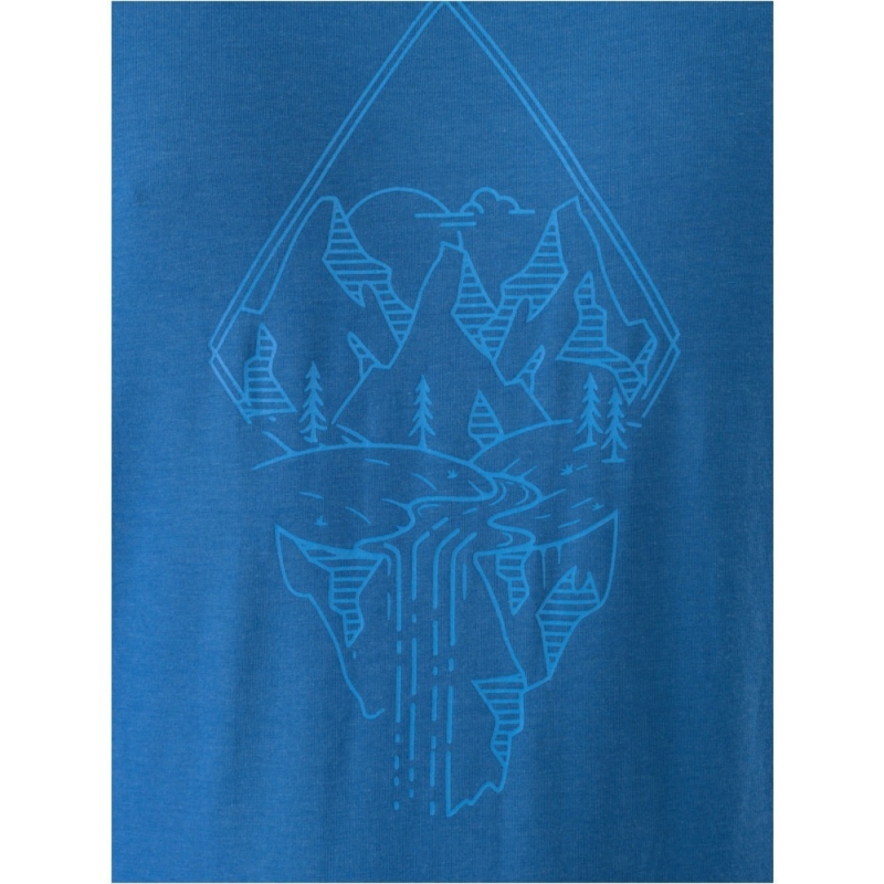 Koszulka z długim rękawem Viking Lako Bamboo niebieska