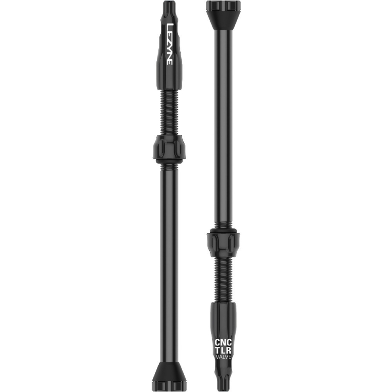 Zestaw wentyli tubeless Lezyne CNC czarny