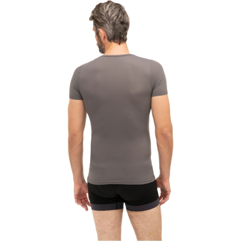 Koszulka Brubeck Base Layer unisex szara