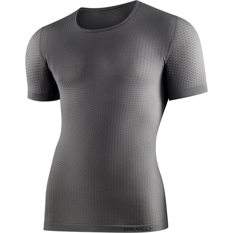 Koszulka Brubeck Base Layer unisex szara