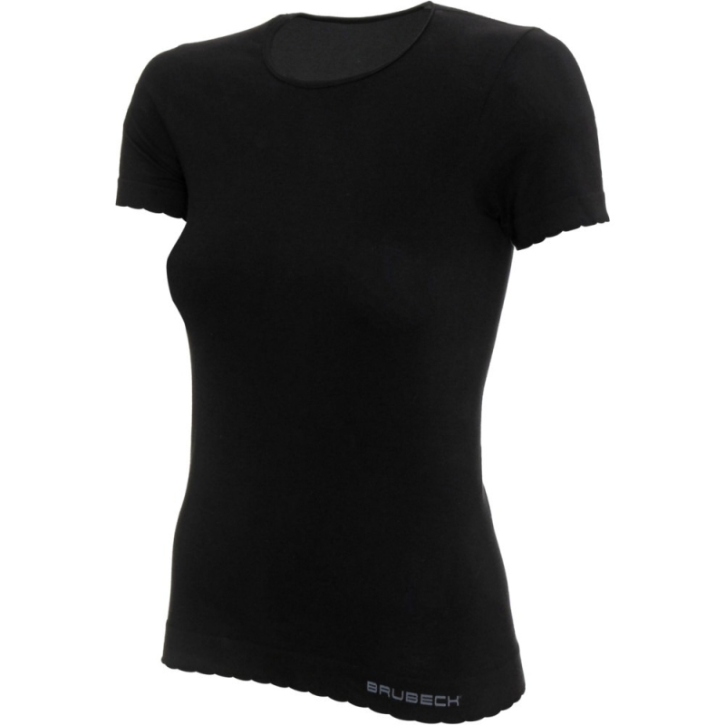 Koszulka damska Brubeck Comfort Cotton czarna