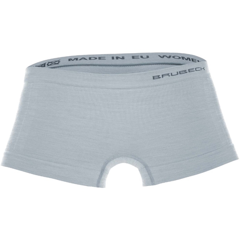 Bokserki damskie Brubeck Comfort Wool popielate
