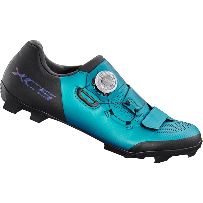 Buty MTB damskie Shimano SH-XC502W turkusowe