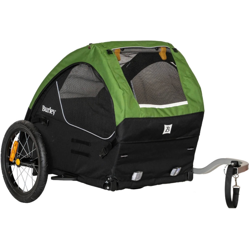 Przyczepka dla psa Burley Tail Wagon zielono-czarna